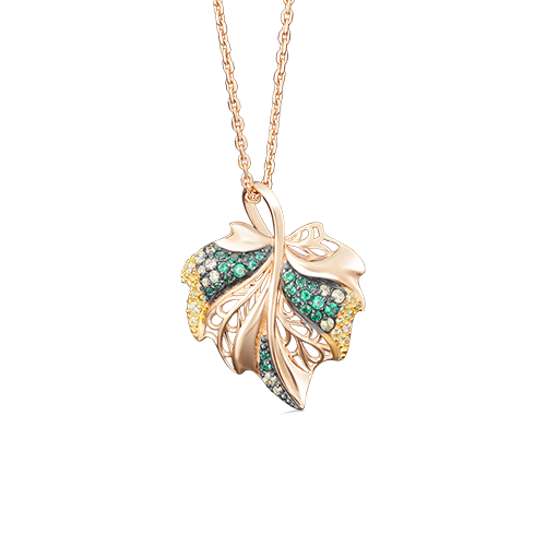 Pendant with zirconia 