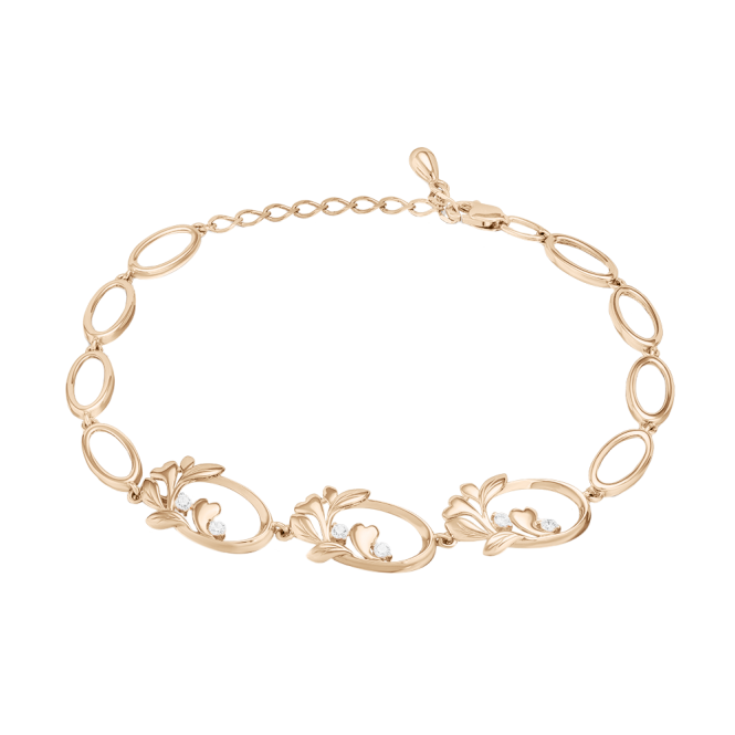 Bracelet with zirconia 