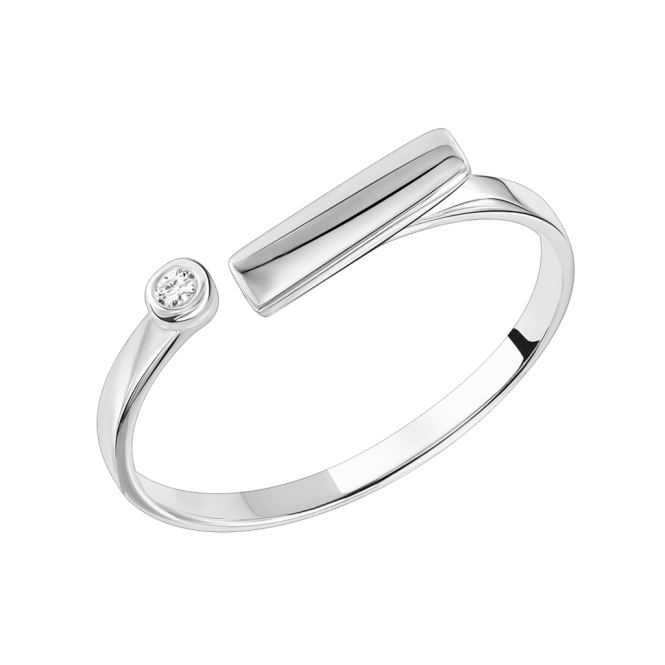 Women's ring with diamond 