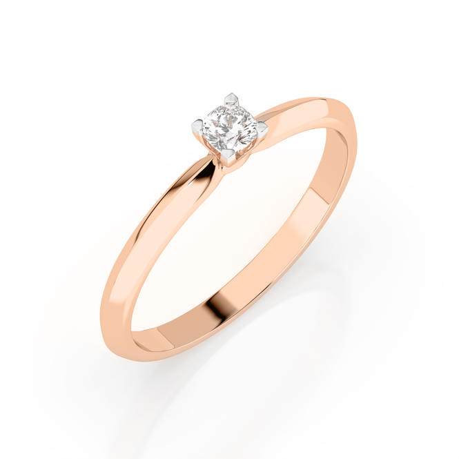 Women's ring with diamond 