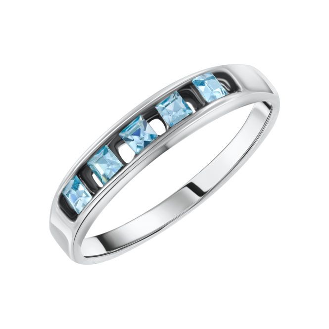 Women’s ring with zirconia 