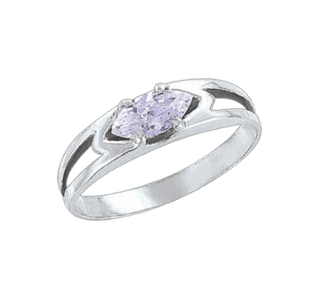 Damenring mit Amethyst 