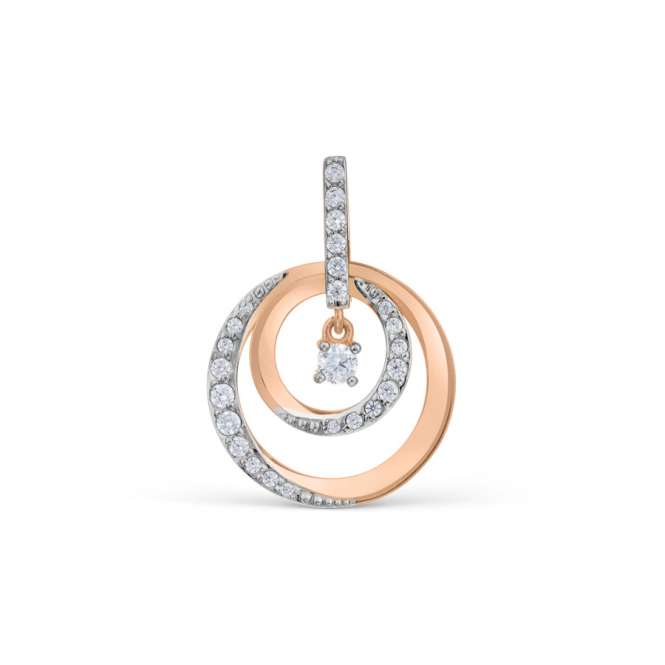 Pendant with zirconia 