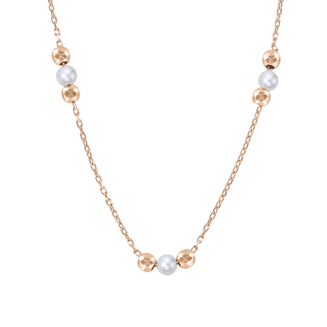 Necklace with pearls 