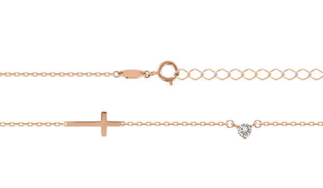 Collier mit Zirkonia 