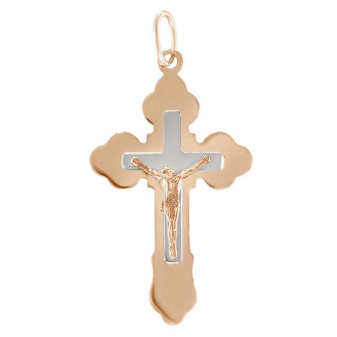 Pendant cross with engraving 