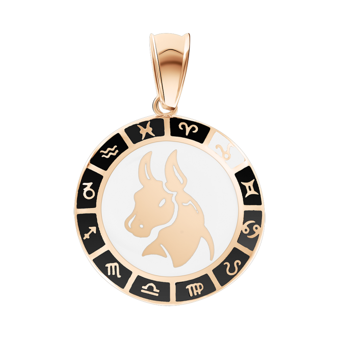 Pendant Zodiac sign Taurus 