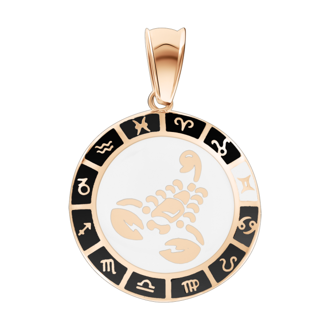 Pendant Zodiac sign Scorpio 