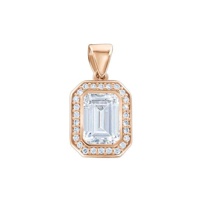 Pendant with zirconia 