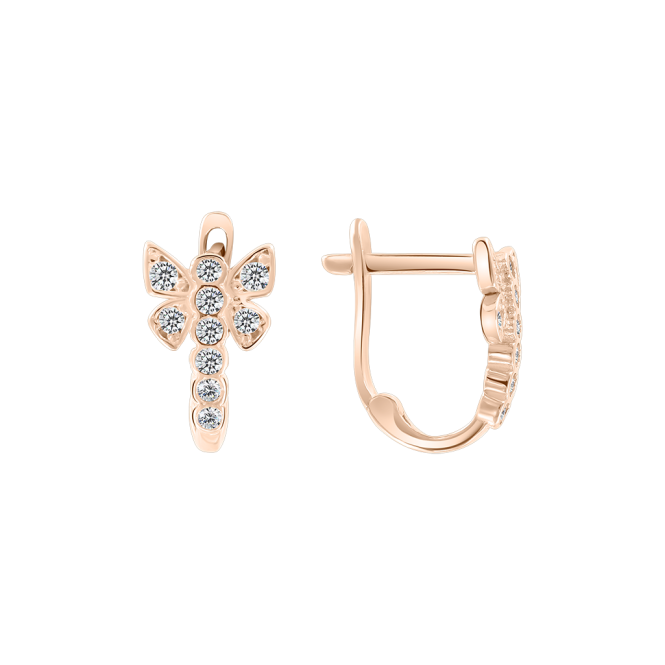 Earrings butterflies 