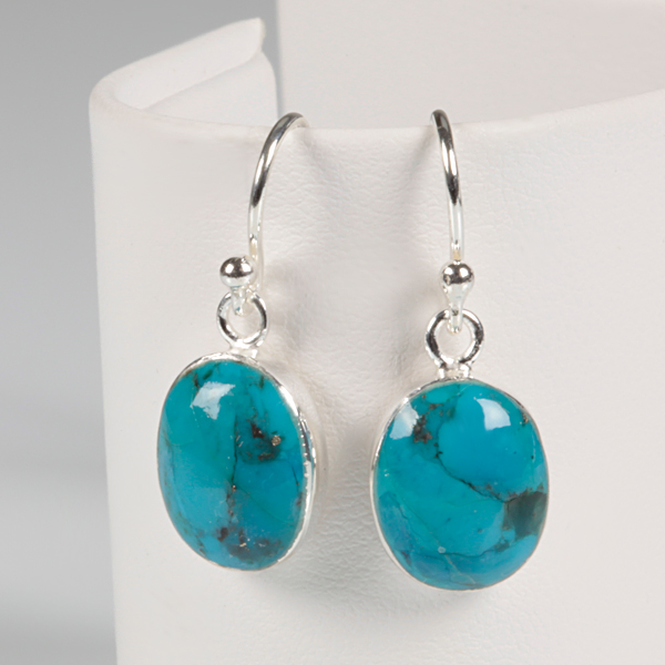 Earrings with turquoise 