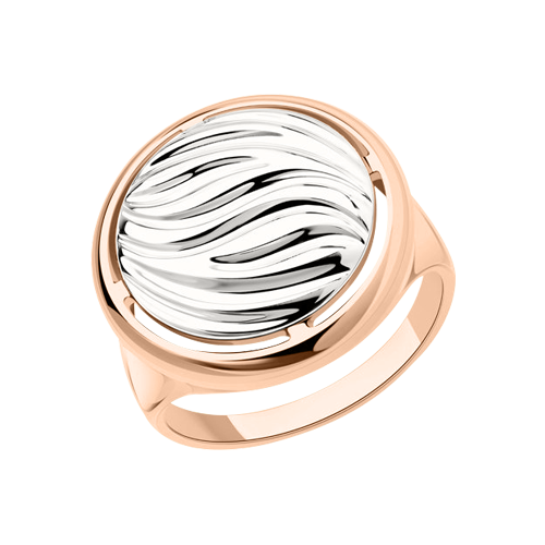 Кольцо из золочёного серебра 
