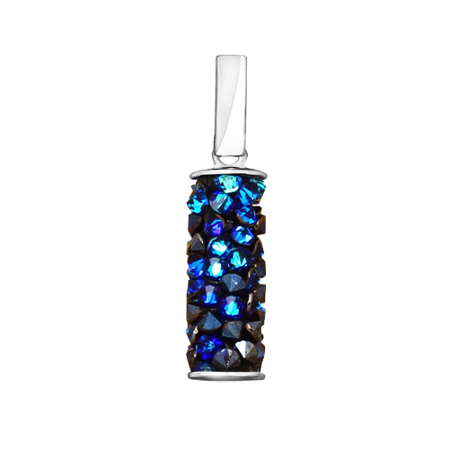 Pendant with blue crystals Swarovski 