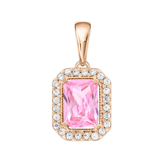 Pendant with zirconia 
