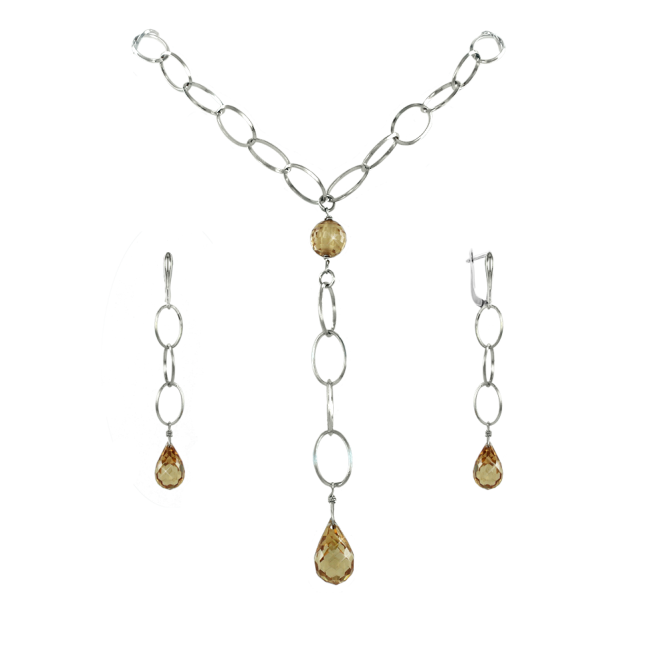 Collier und Ohrhänger 