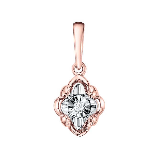Pendant with a brilliant 