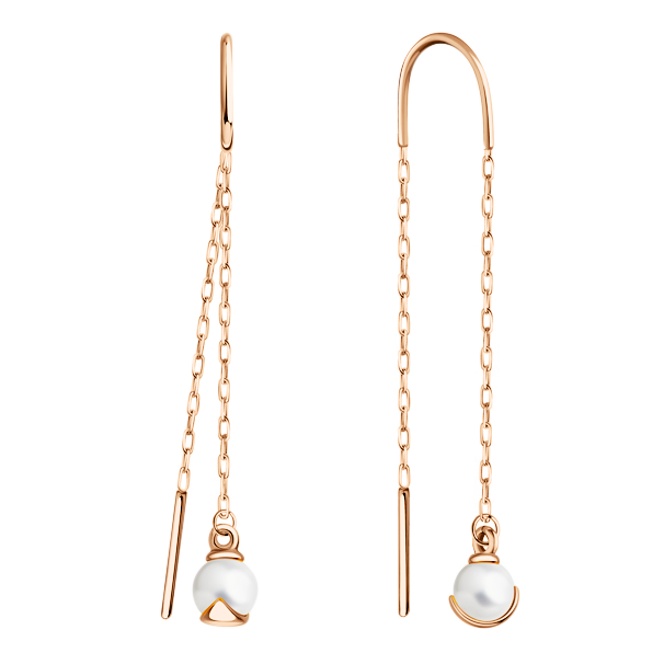Earrings with pearl 