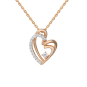 Pendant with zirconia 