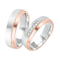 Wedding rings with diamonds 