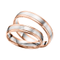Wedding rings with a diamond 