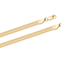 Yellow gold chain and bracelet 