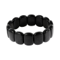 Bracelet with black Bianshi jade 