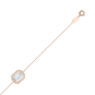 Bracelet with zirconia 