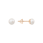 Stud earrings with pearls 