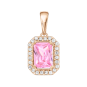 Pendant with zirconia 