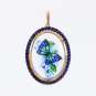 Pendant with sapphires and enamel 