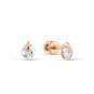 Earrings with zirconia 