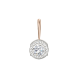 Pendant with zirconia 