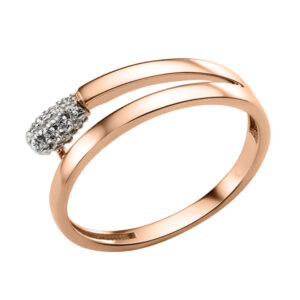 Кольцо с фианитами