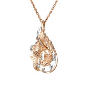 Anhänger "Gold fisch"