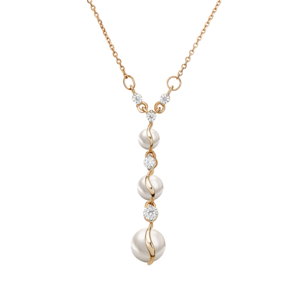 Collier mit Perlen