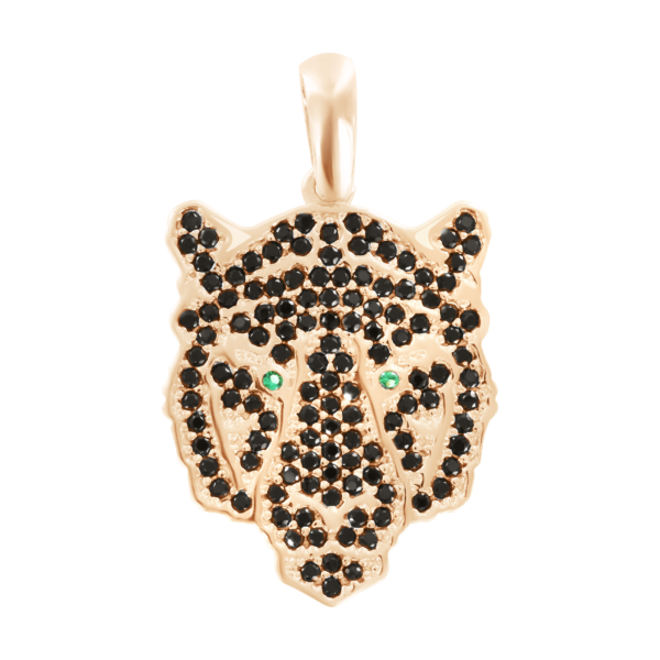 16920_a_366g_h30mm_zirkonia.png Подвеска "Тигр" с фианитами