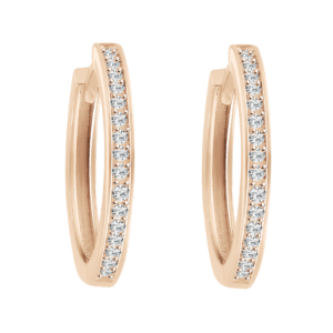 Серьги с фианитами