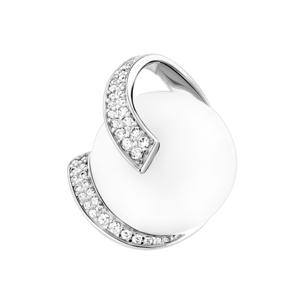 17403_sa_h29mm_mondsteind21mm_zirkonia.png Подвеска с лунным камнем и фианитами 17403/SA