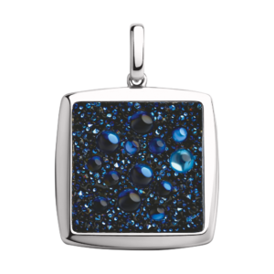 Подвеска с синими кристаллами Swarovski
