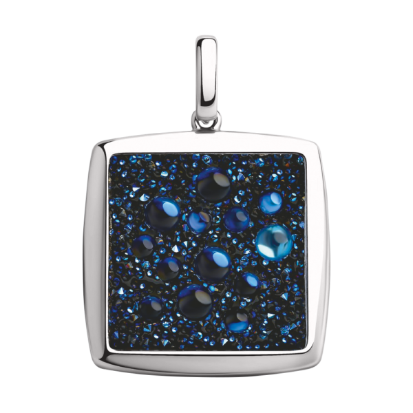 Подвеска с синими кристаллами Swarovski