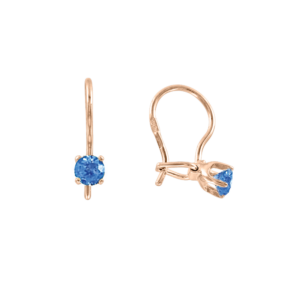Серьги с фианитами