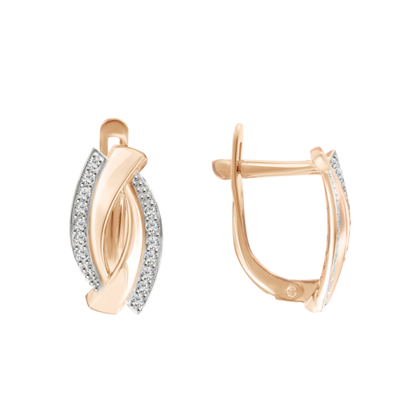 Серьги с фианитами T142024986/OH