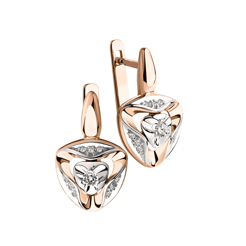 1021364_oh_rot_weissgold_brill0.14ct_h19mm_418g_669 Серьги с бриллиантами