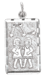 Подвеска "Знак зодиака Близнецы"