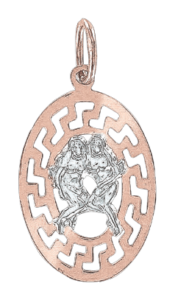 Подвеска "Знак зодиака Близнецы"