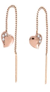 Серьги с фианитами