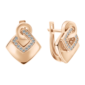 Серьги с фианитами 18574/OH