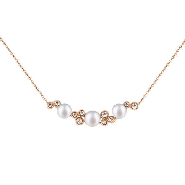 797028_collier Колье с жемчужинами и фианитами