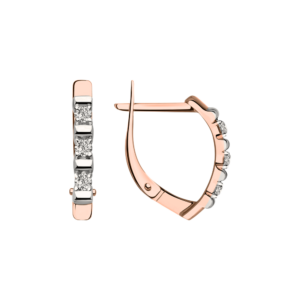 Серьги с фианитами Swarovski