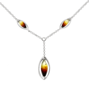 Collier mit Bernstein